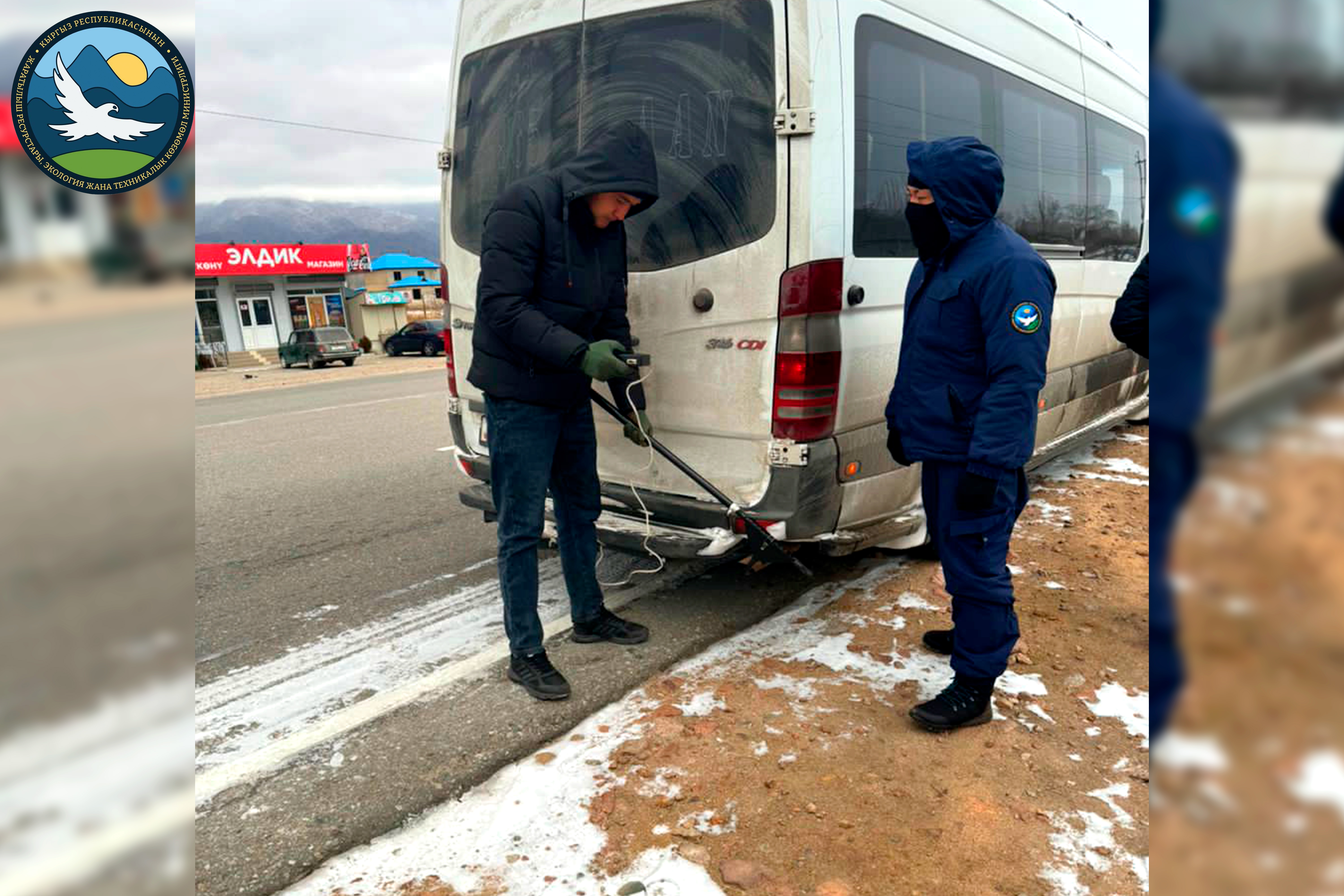 Инспектора Службы экологического и технического надзора провели рейд совместно со службой регулирования дорожного движения ГАИ